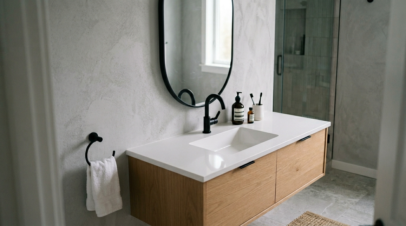 Try a warm metallic frame for glow